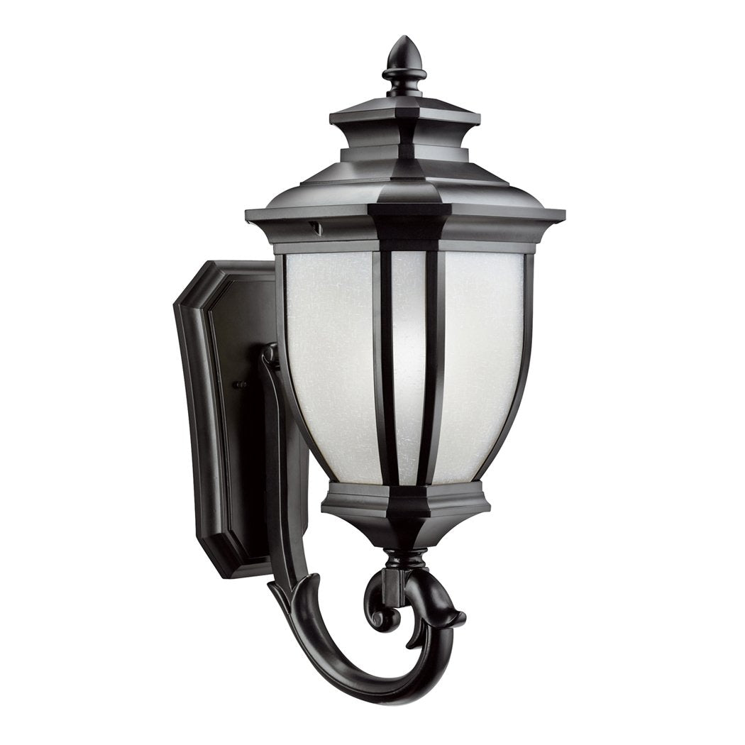 Kichler Salisbury 1 -Light 24.25-in H Black Hardwired Outdoor Wall Light 1253744