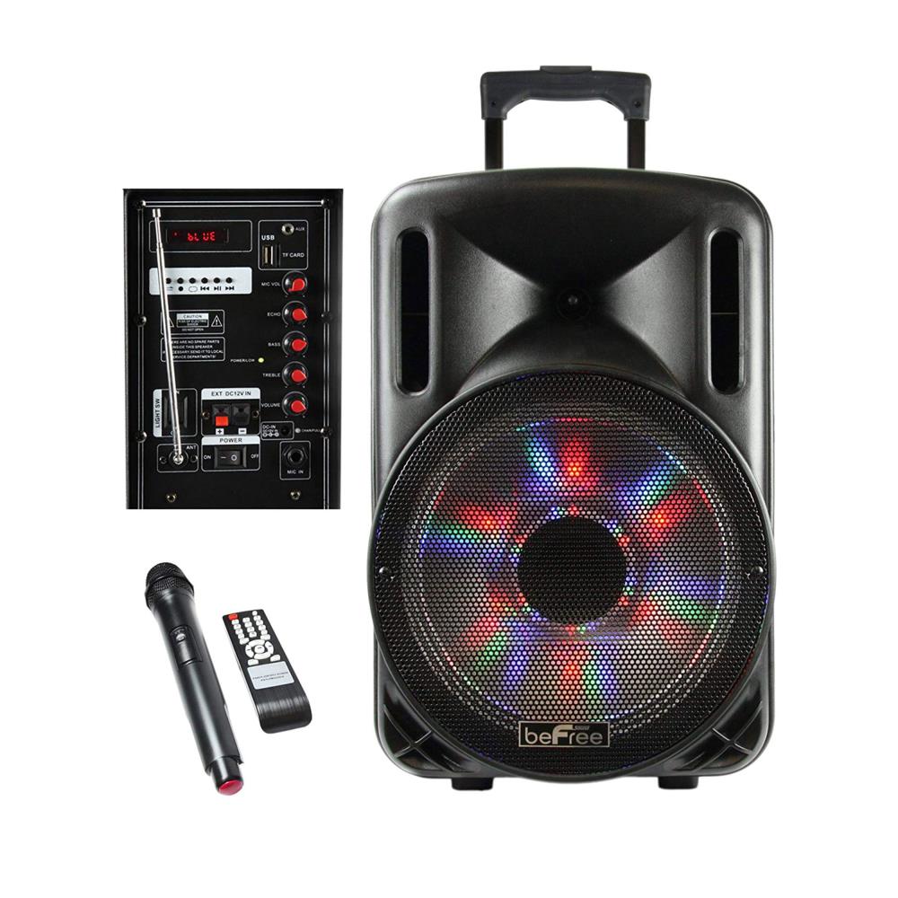 beFree Sound 13-in 2500-Watt Bluetooth Compatibility Outdoor Party Speaker 84995926M