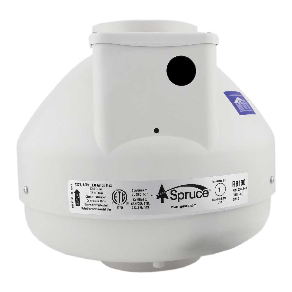 Spruce 148-CFM Spruce Rb190 Ventilation Fan Direct Drive Whole House Fan RB190