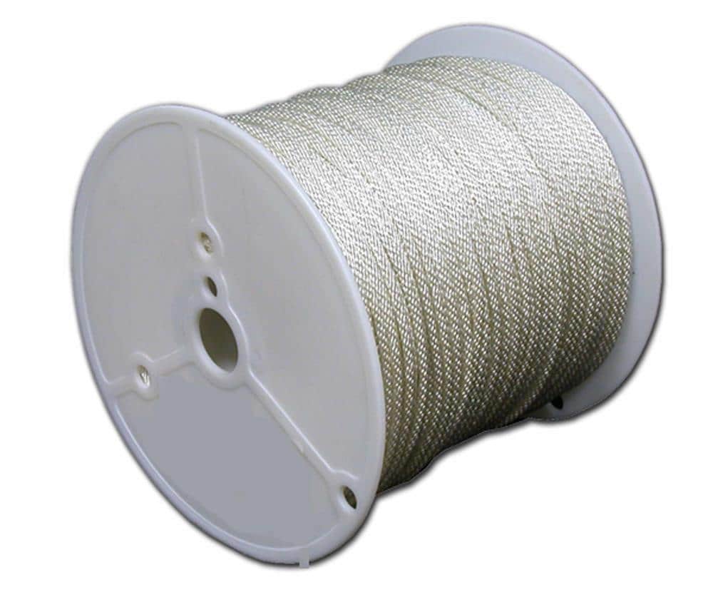 T.W. Evans Cordage 0.2187-in x 1000-ft Braided Polypropylene Rope (By-the-Roll) 297-070-70