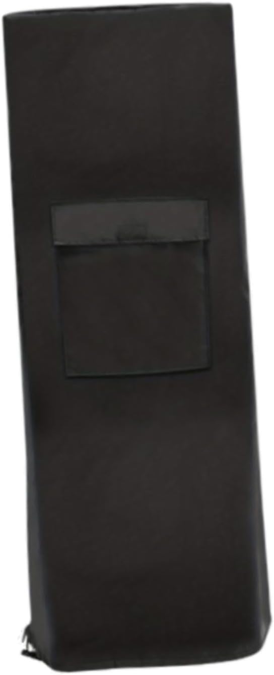 Patio Heater Cover Dustproof Smooth Zipper Oxford Cloth Black Heater Furniture Protector for Outside Yard