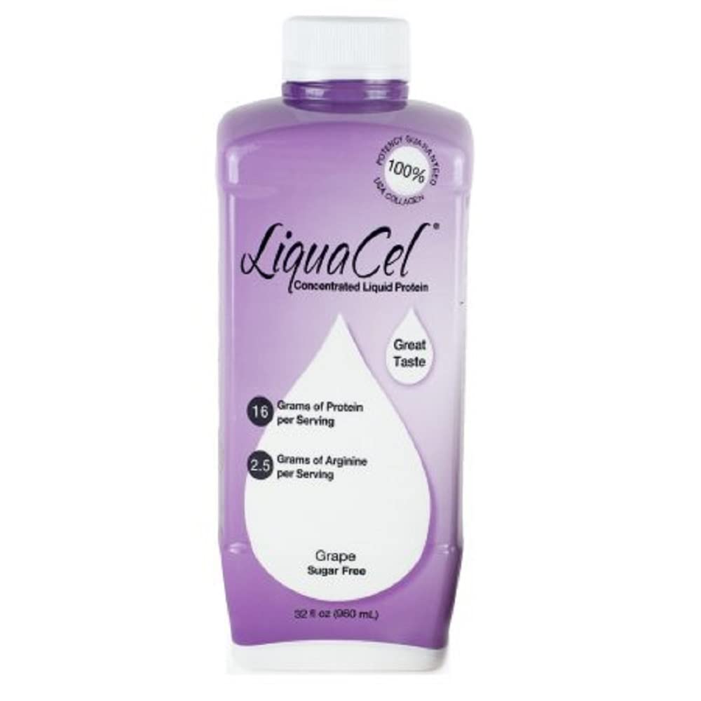 LiquaCel Liquid Protein 3 Sets of 32 Ounces Grape