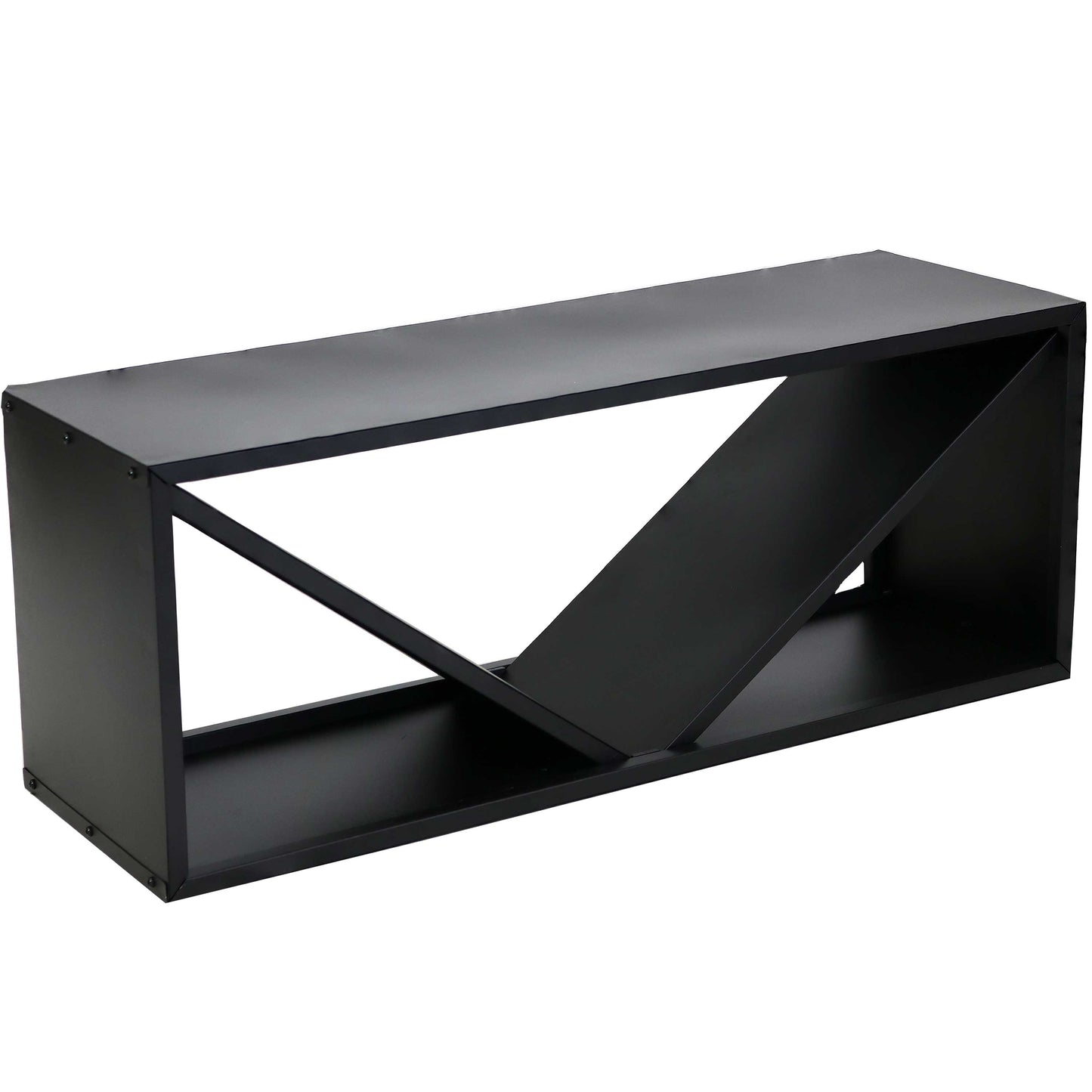 Sunnydaze Decor 15.75-Inches x 41-Inches x 13.50-Inches Steel Indoor log rack