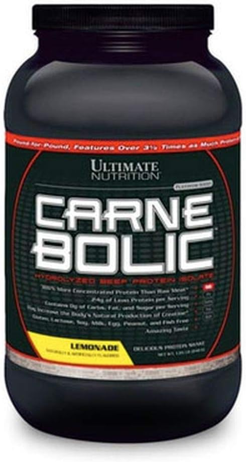 Ultimate Nutrition Carnebolic Hydrolyzed Beef Protein Isolate, Vanilla, 1.79 Pound