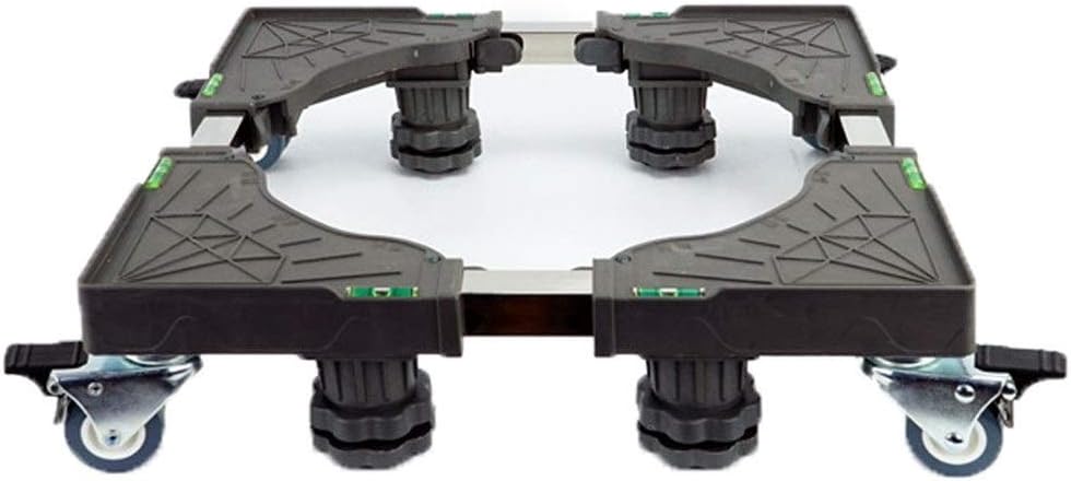 Home Appliance Base Movable Base - Removable Universal EEL Refrigerator Washing Machine Adjustable Base Stand Retractable Moving Bracket Air Conditioning Trolley Convenient Stacked Washer & Dryer Un