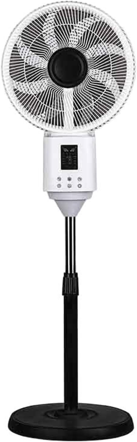 Indoor & Outdoor Misting Fan, Waterproof Fans for Patios with Remote, 3 Modes 9-Speed, with 2L Water Tank, Mist Fan Bottom with Casters, for Home, Office, Living Room