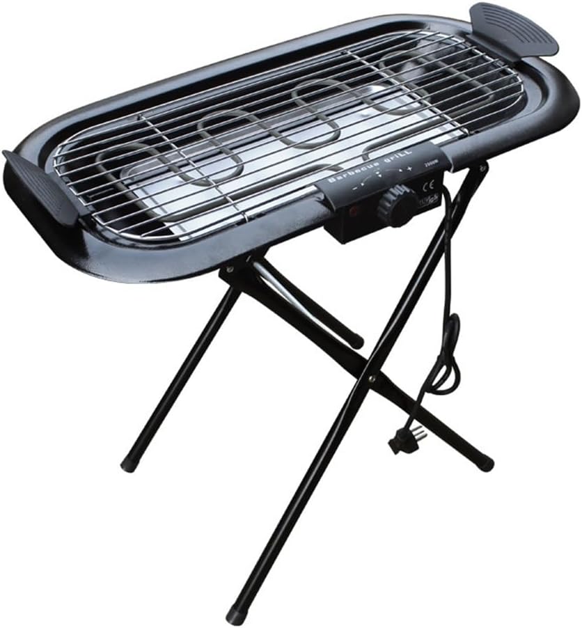 CGTENBS Electric Grill Household Electric Grill Smokeless Meat Grill Mechanical and Electrical Grilling Plate