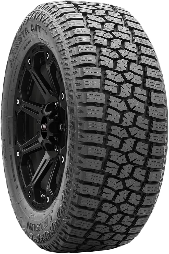 Arisun Aresta A/T ZG06 Truck/SUV All-Terrain Off-Road Radial Tire-265/65R18 265/65/18 265/65-18 114T Load Range SL 4-Ply BSW Black Side Wall UTQG 500AA