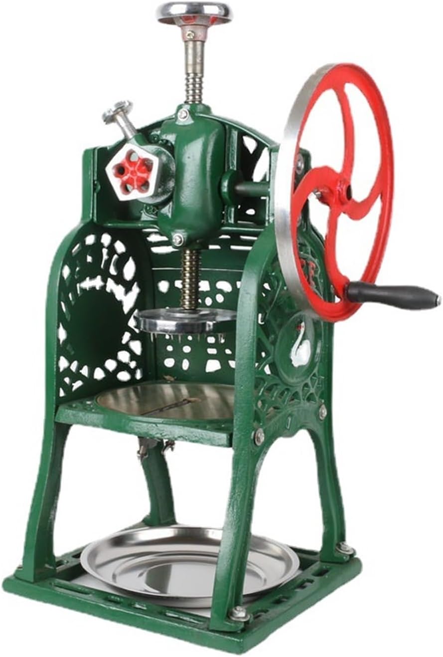 Manual Snow Ice Shaver Machine, Hand-Crank Design,Crushing Ice is Easy and Labor-Saving, Assembly Required