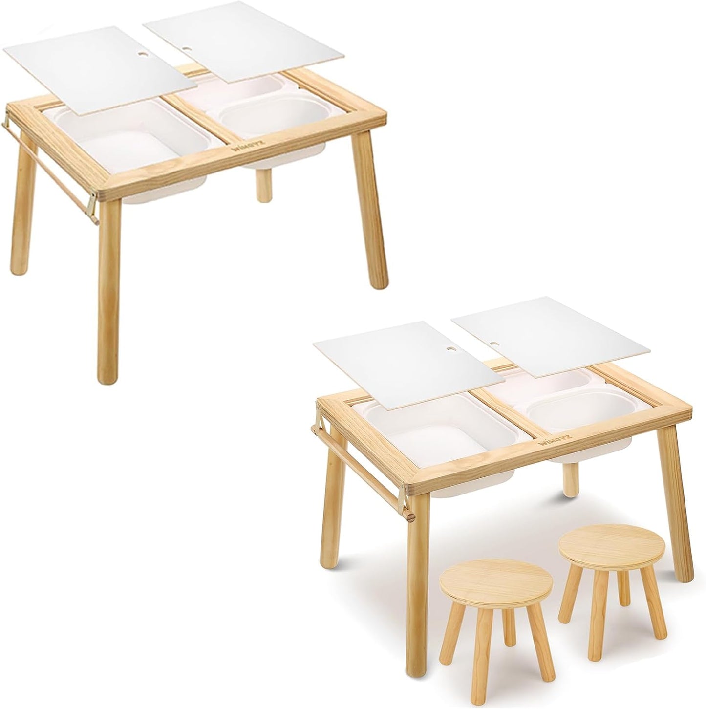 wingyz Sensory Tables + 3 in 1 Sensory Table and Chair Set for Toddler