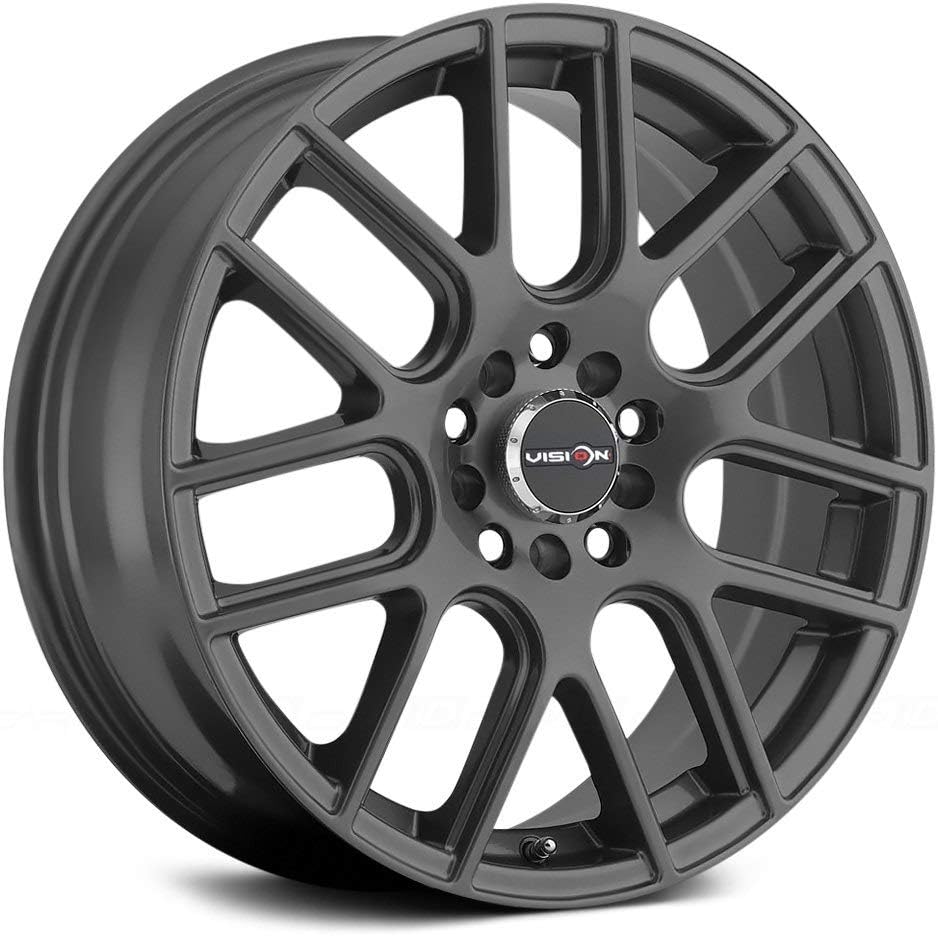 Vision 426 Cross Gunmetal Wheel with Painted Finish (16 x 7. inches /4 x 100 mm, 38 mm Offset)