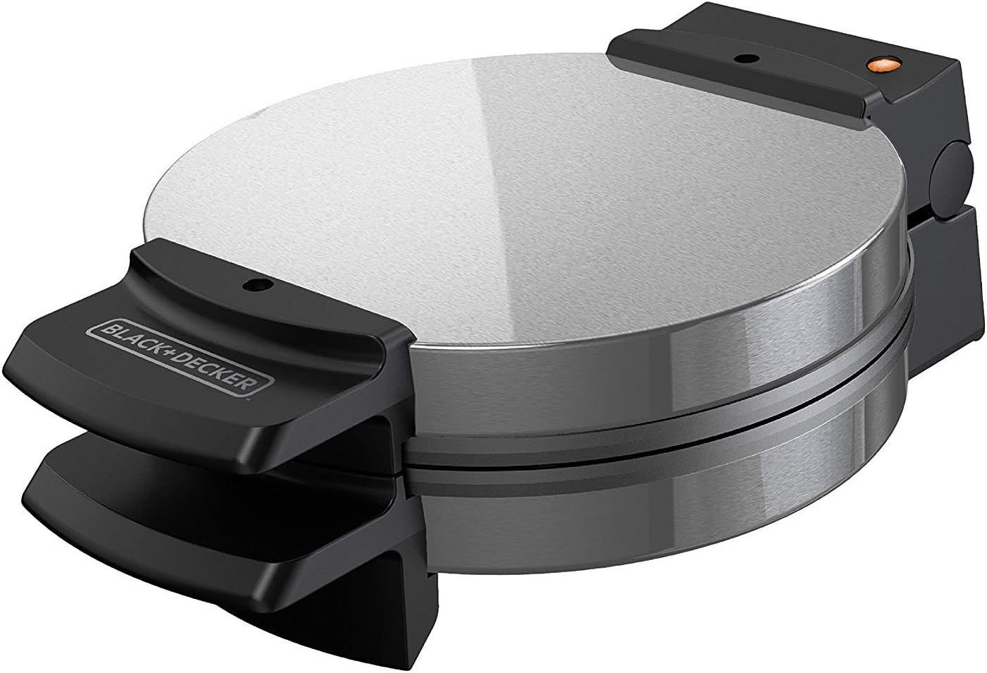 BLACK+DECKER WMB500 Traditional Belgian-Style Waffle Maker, Stainless Steel