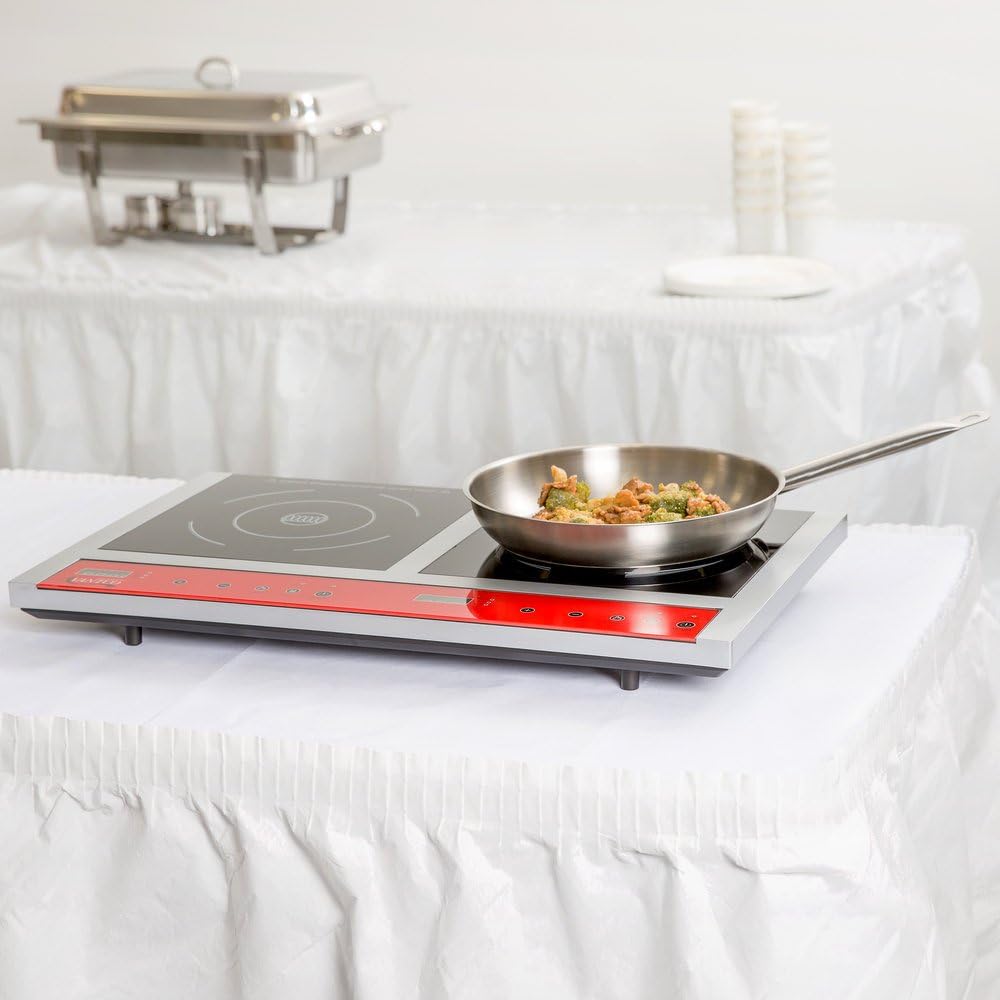 (Ship from USA) Avantco IC18DB NEW Double Countertop Induction Range / Cooker - 120V, 1800W /ITEM NO#8Y-IFW81854179778