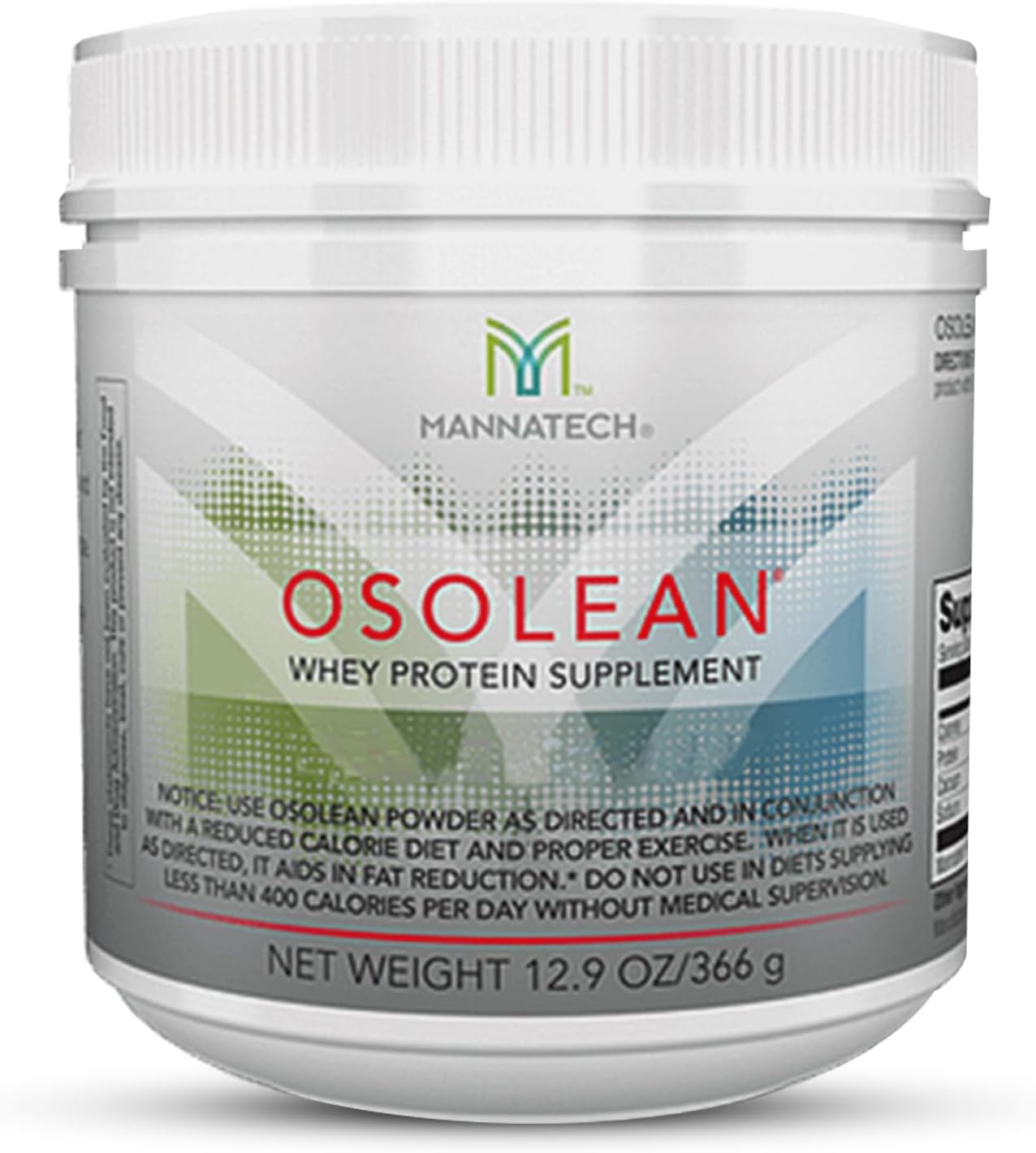 Mannatech Protein Powder, OsoLean (Canister) 12.9 oz