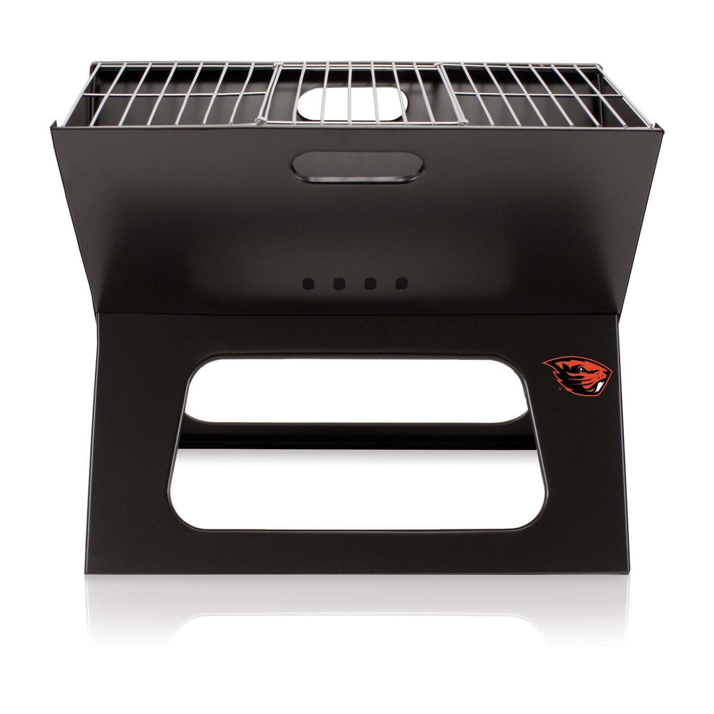 Picnic Time Compact Cast Iron Grilling Accessory Kit - 4-Piece Set with 203 sq inches Grilling Surface and Durable Carrying Tote 775-00-175-484-0