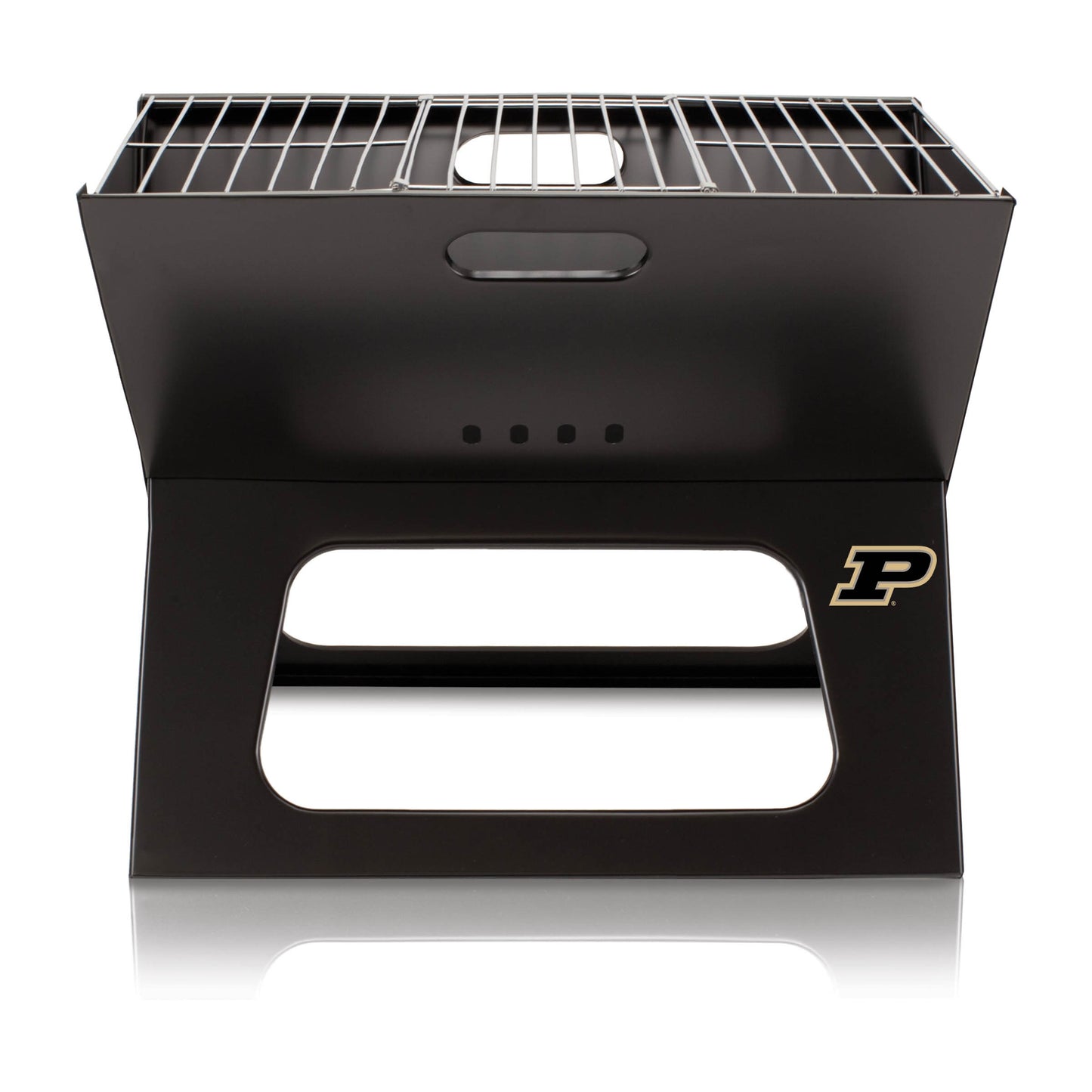 Picnic Time Compact Cast Iron Grilling Accessory Kit - 4-Piece Set with 203 sq inches Grilling Surface and Durable Carrying Tote 775-00-175-514-0