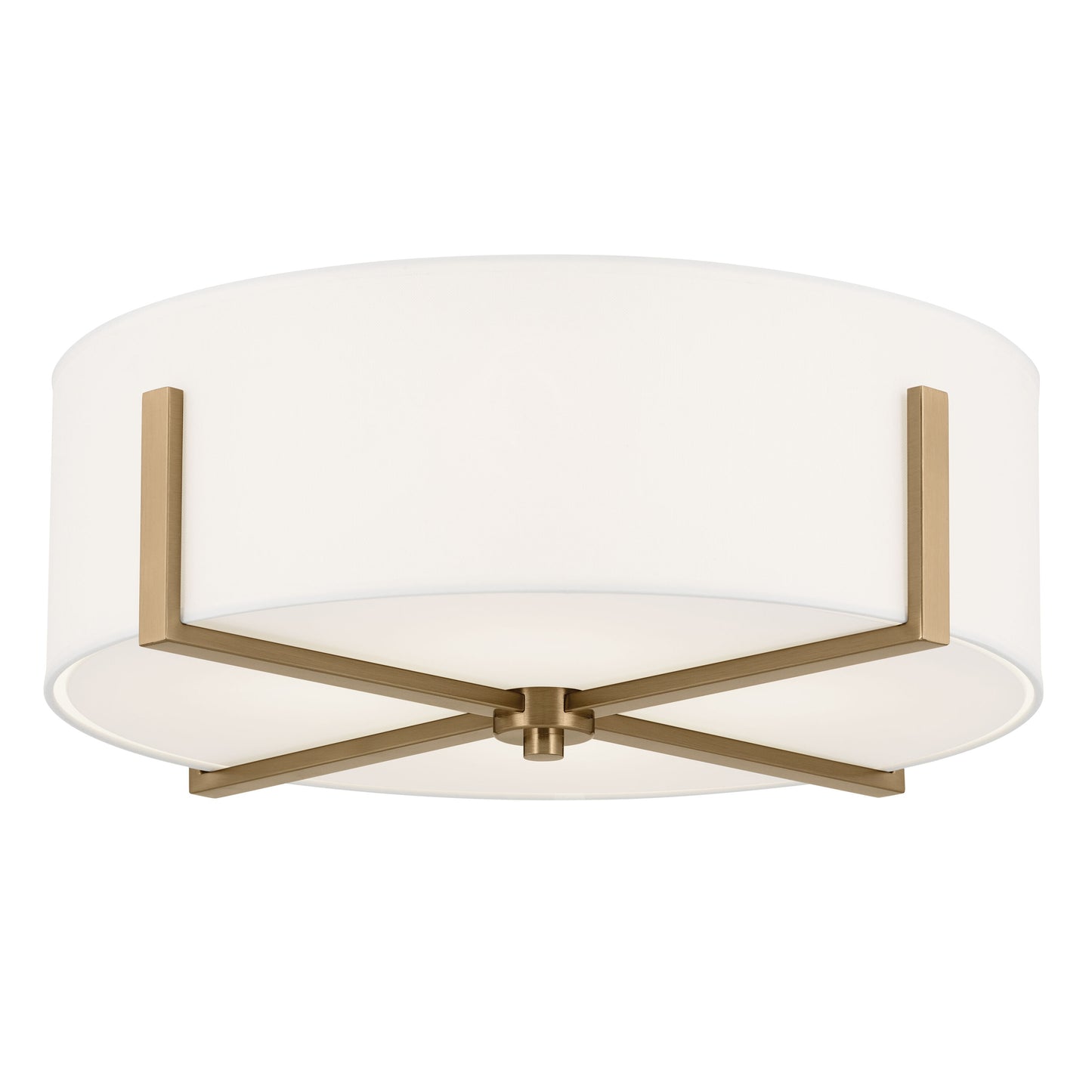 Kichler Malen 4 -Light 20-in Gold Flush Mount Light 5384850