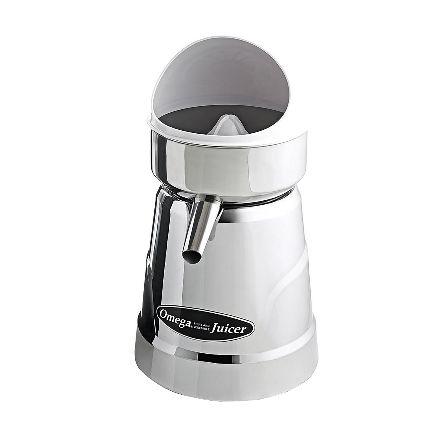 Omega 24-oz Citrus Juicer with Removable Pulp Tray (Chrome) C-20C