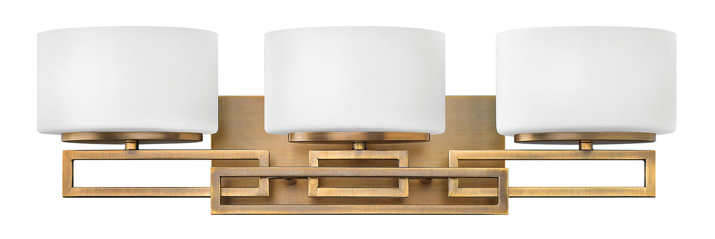 Hinkley Lanza 25-in 3 -Light Brushed Bronze Transitional Vanity light 5662973