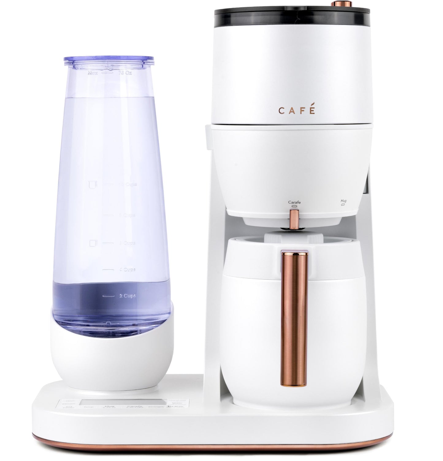 Cafe 10-Cup Programmable Drip Coffee Maker with Automatic Shut-off (Matte White) C7CGAAS4TW3