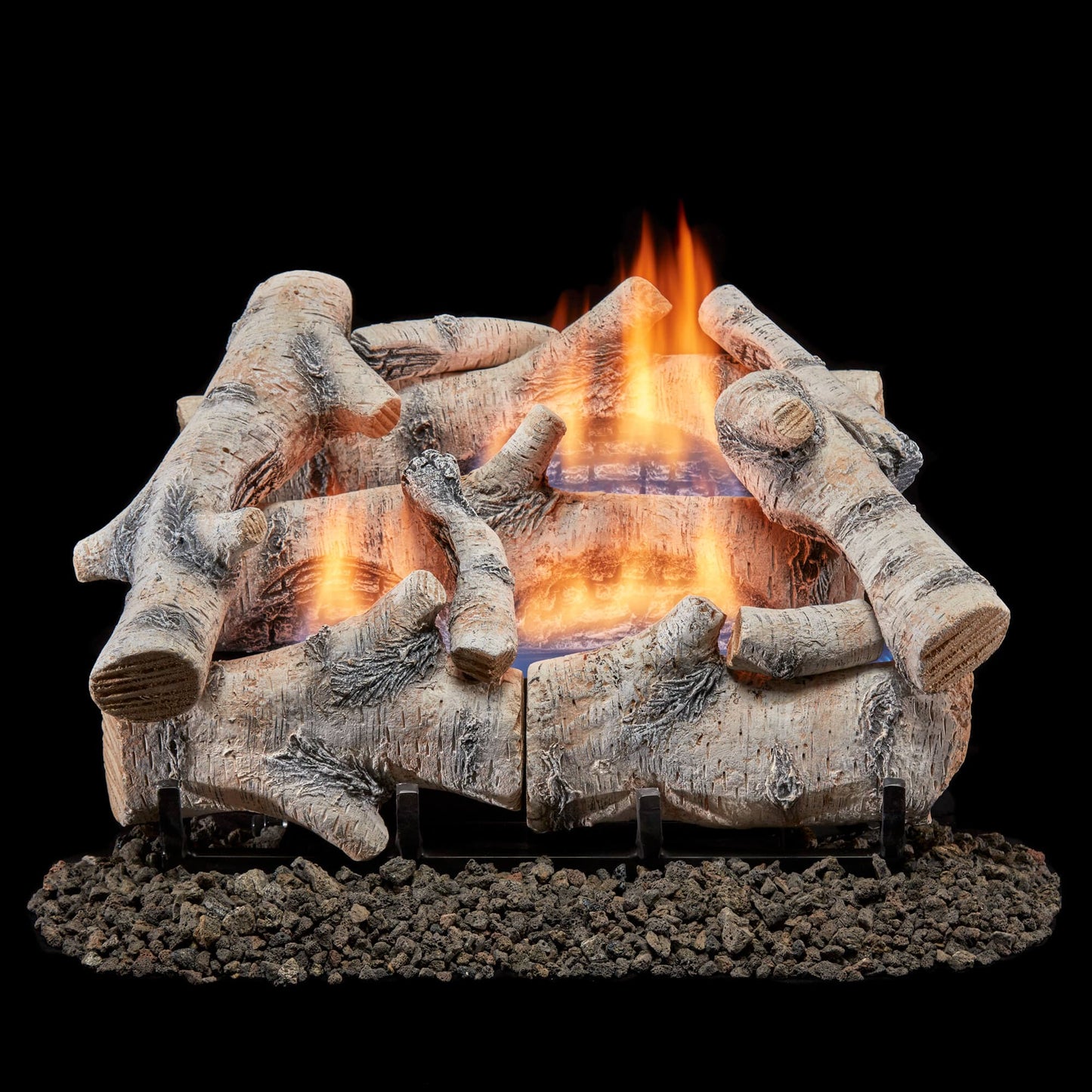 Bluegrass Living 18-Inches 30000 -BTU Dual Fuel Dual -Burner with Thermostat and Remote