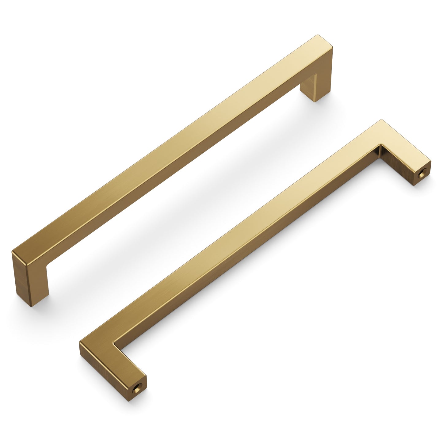 Hickory Hardware Skylight 6-5/16-in (160Mm) Center to Center Champagne Bronze Rectangular Handle Drawer Pulls (10-Pack) HH075329-CBZ-10B