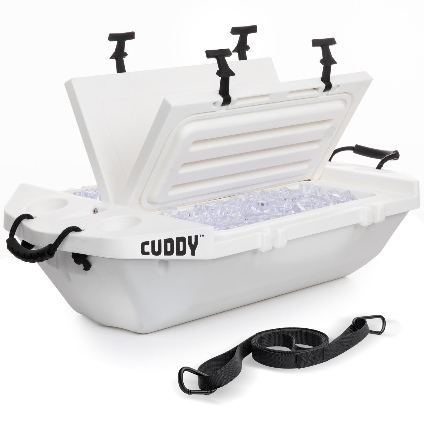 GoSports White 40-Quart Insulated Chest Cooler 815898028667