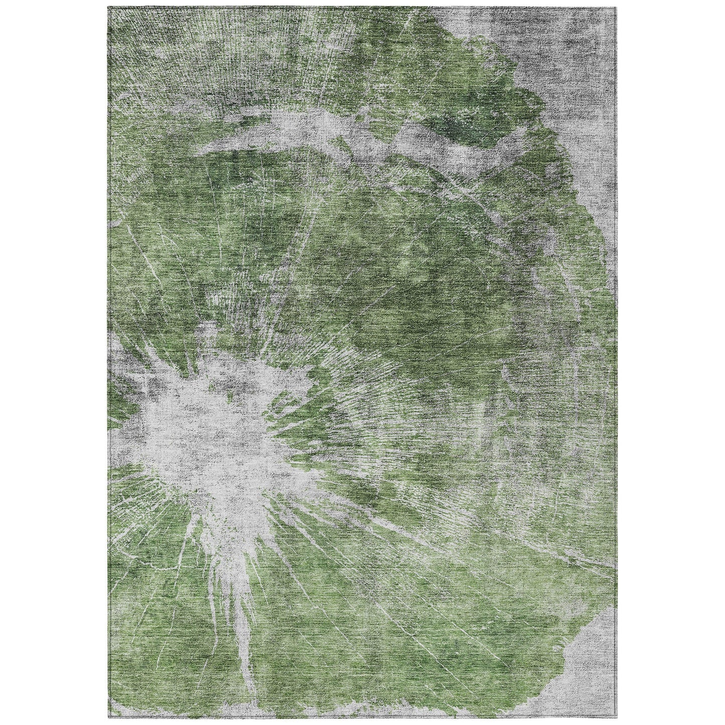 Addison Rugs Chantille ACN719AL 8 x 10 (ft) Aloe Rectangular Indoor/Outdoor Geometric Machine washable Area rug