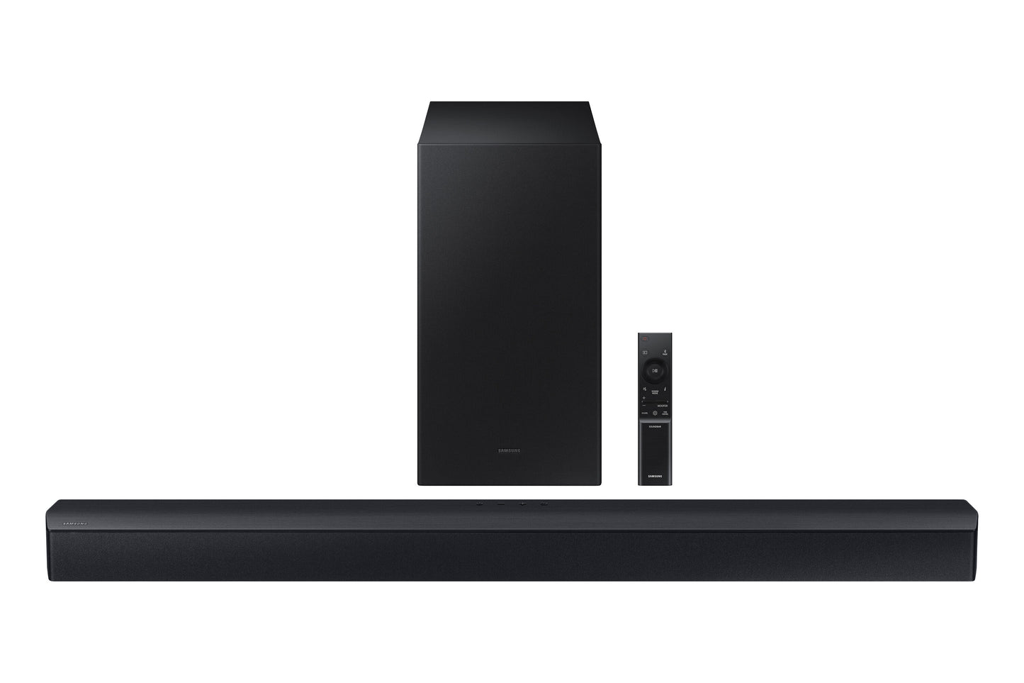 Samsung C-Series Soundbar 33.8-in 3-Channel Wi-fi Compatibility Bluetooth Compatibility Black Sound Bar HW-C450/ZA