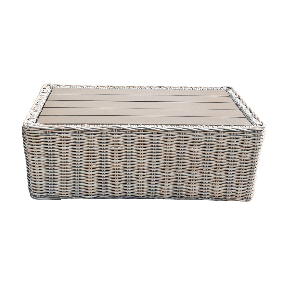 Teva Furniture Hawaii Patio Table Rectangle Outdoor Coffee Table 25.6-in W x 47.2-in L