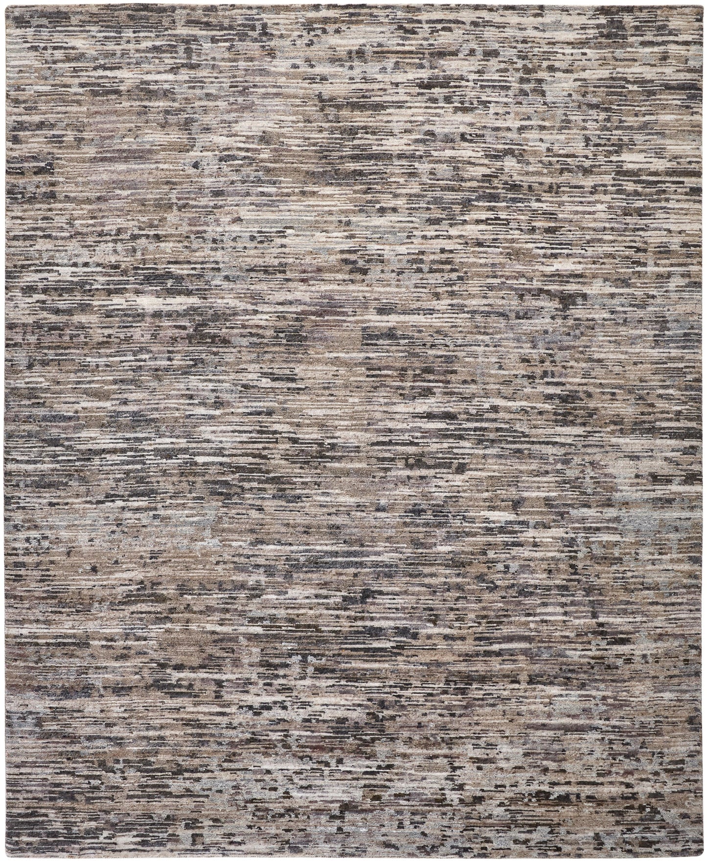 Room Envy 3 x 5 (ft) Knotted Wool Gray/Blue/Silver Rectangular Indoor Abstract Area rug