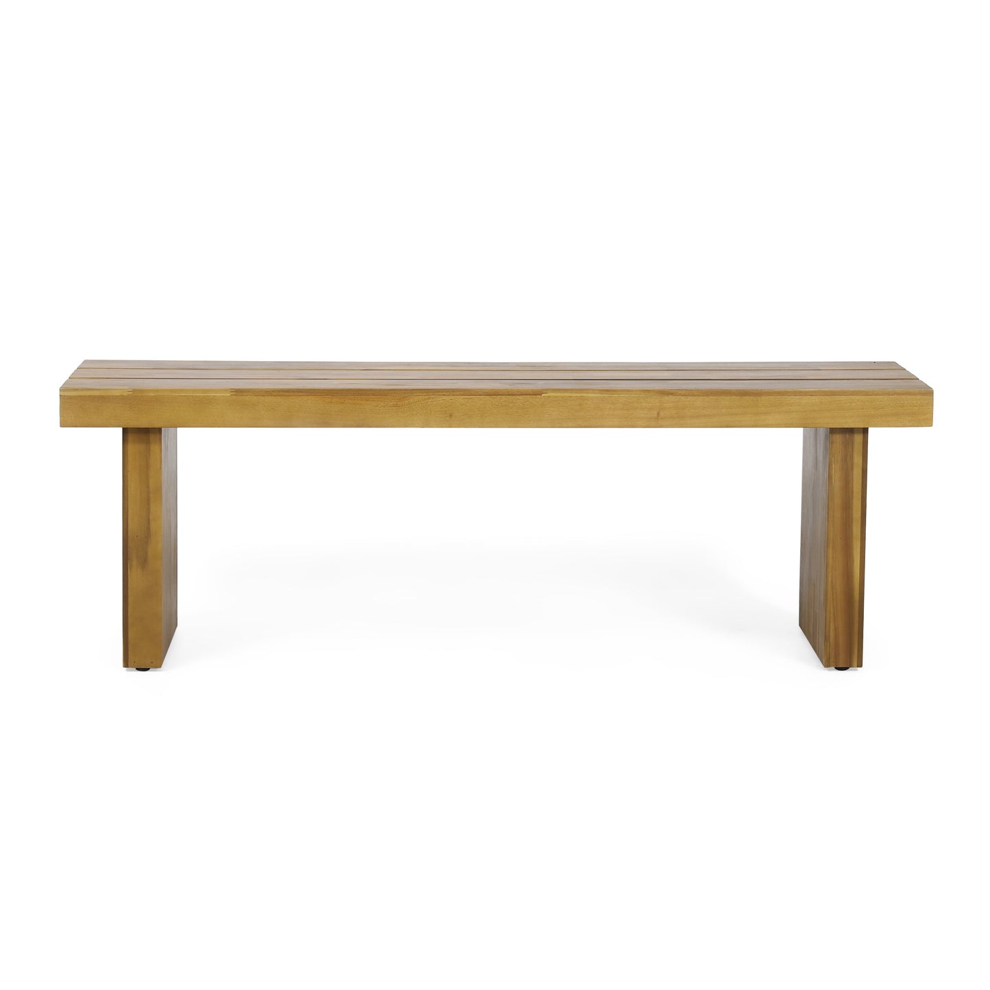 Maocao Hoom 57-in W x 19-in H Natural Acacia Dining Bench