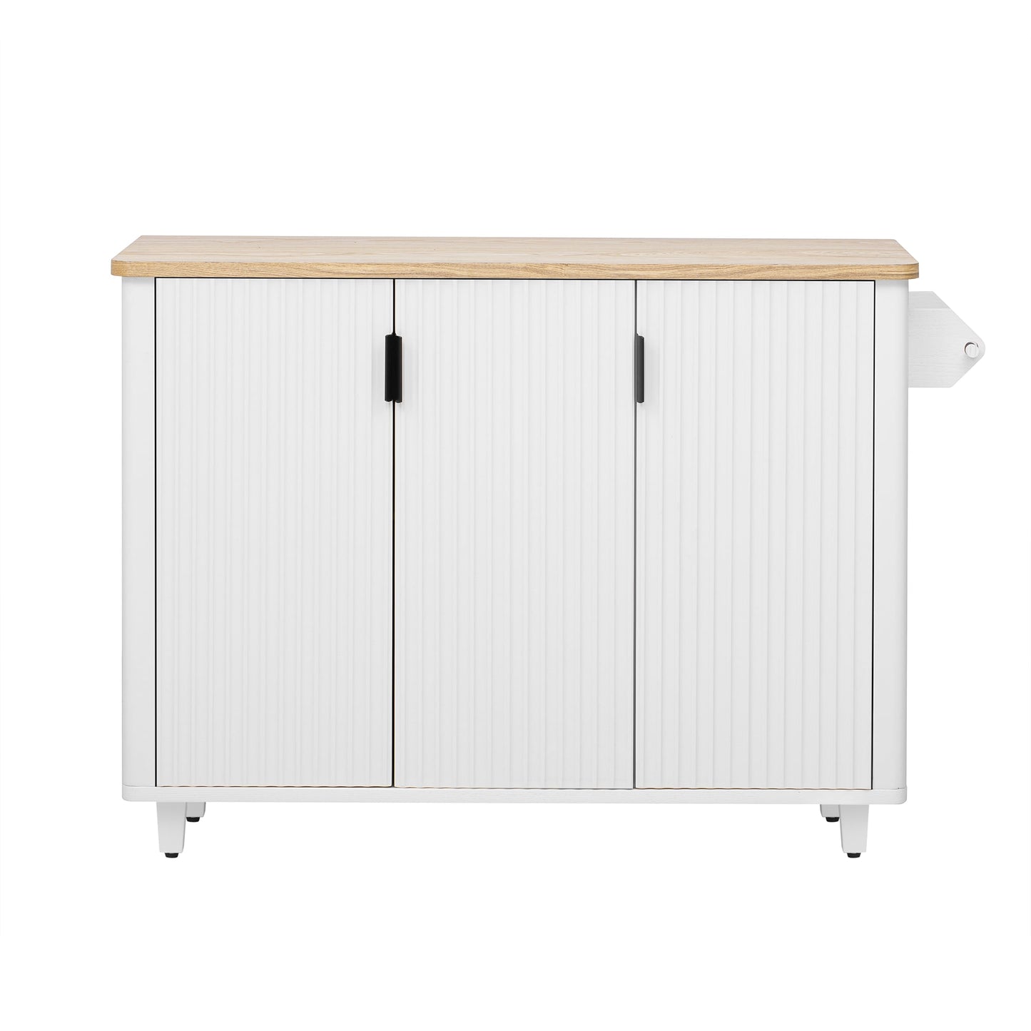 Damerin Gray Steel Base with Steel Rolling Kitchen Island ( 28.3-in x 52.8-in x 41.5-in )