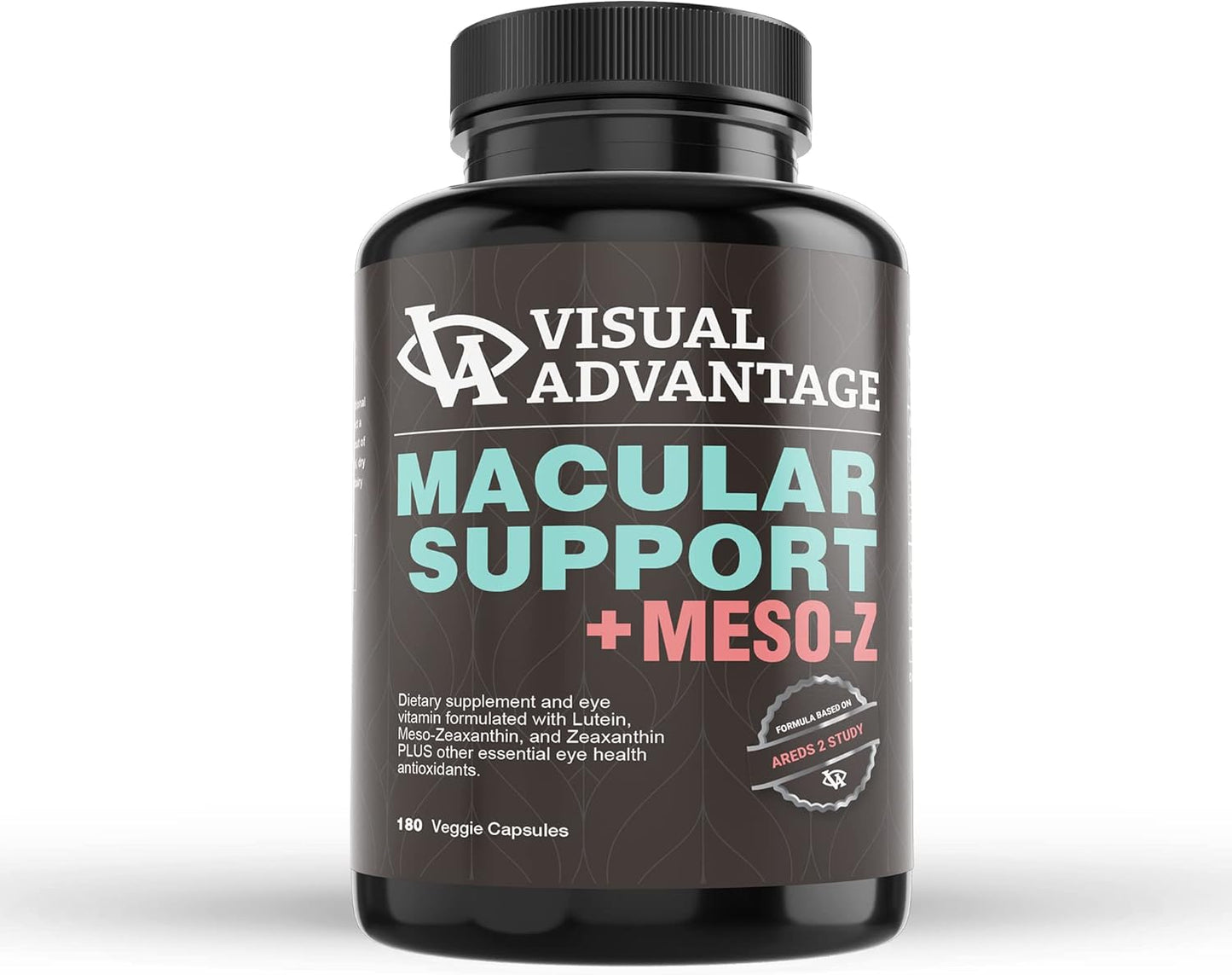 Visual Advantage® Macular Support + Meso-Z – Blue Light Eye Vitamin with Triple Antioxidants for Advanced Protection Against Digital Screens (180-Count)