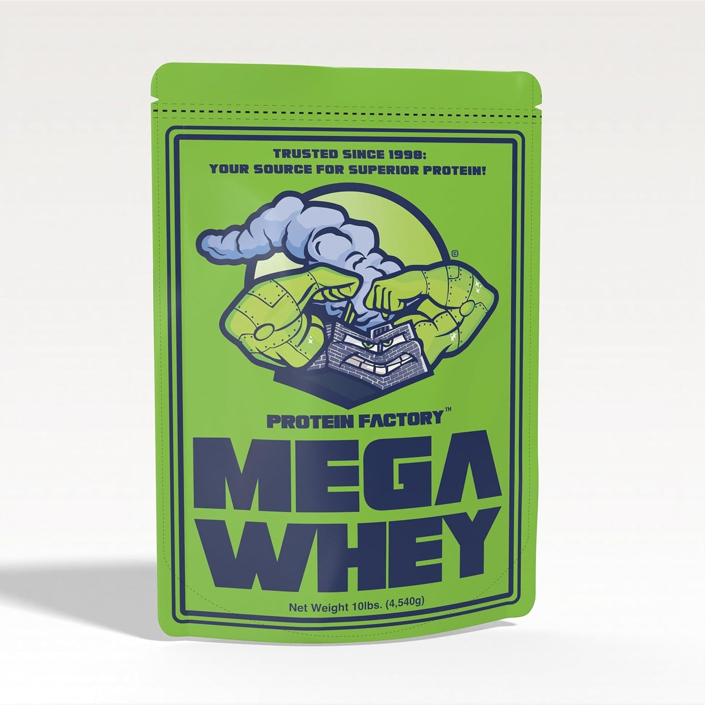 Unflavored Whey Protein Powder 10lb Pack - 25g of Protein with BCAA & Glutamine for Muscle Gain - Low Fat/Plain - 140 Servings - Ideal Flavorless Supplement for Fitness and Nutrition