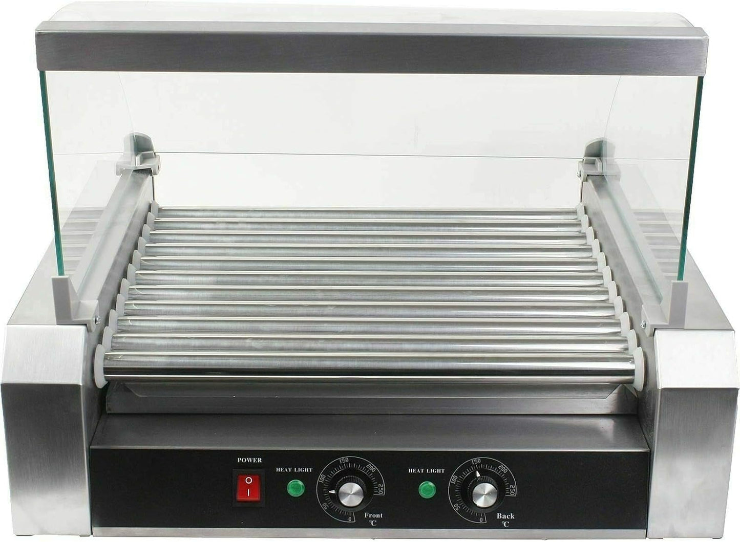Home Rich Roller 30 HotDog Grill Cooker Hot Dog 11 Roller Machine Grill Machine W/cover CE New Electric Warmer Stainless
