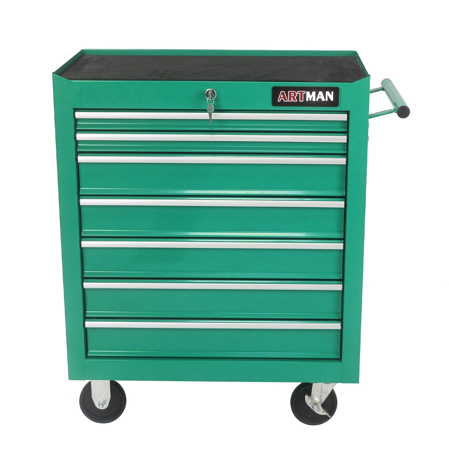 Tatayosi 7-Drawer Multifunctional Tool Cart with Wheels GREEN