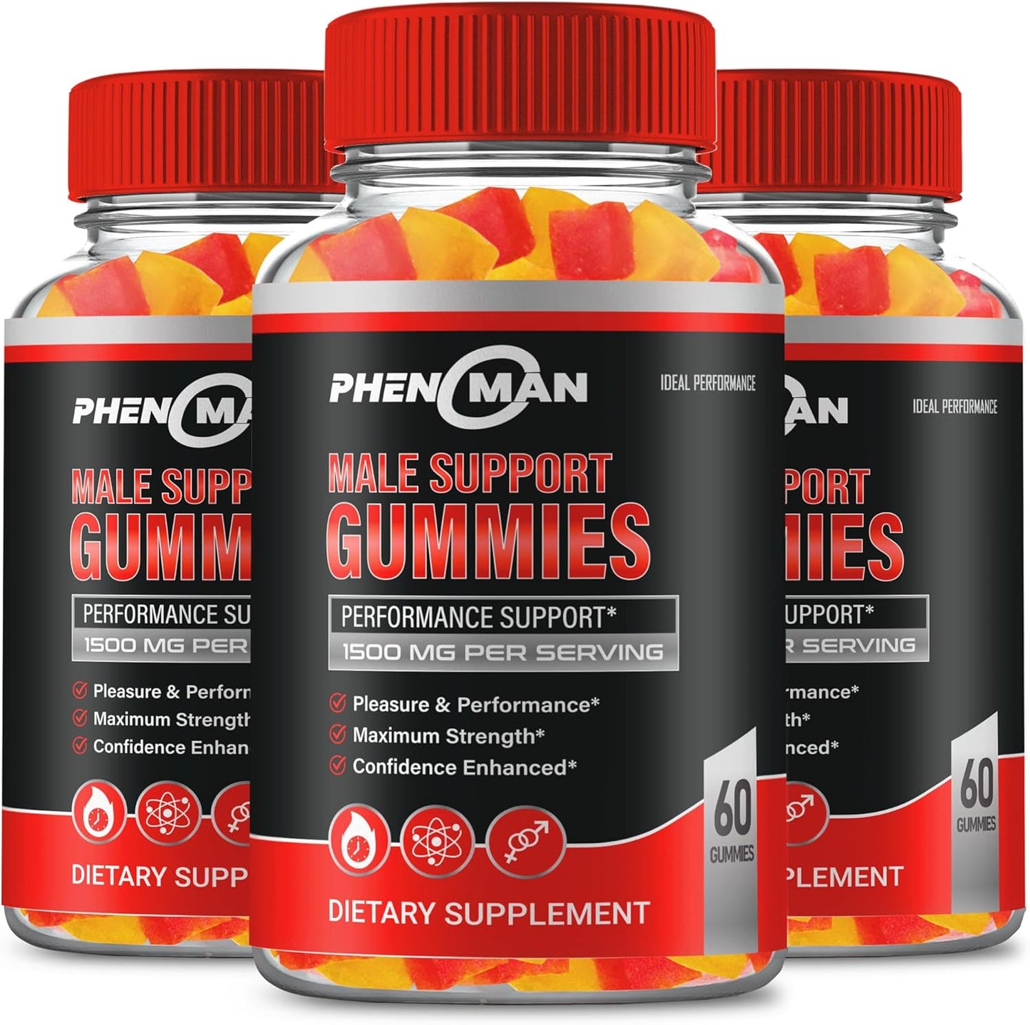 Phenoman Hemp Gummies, Phenoman Gummy Reviews (3 Pack)