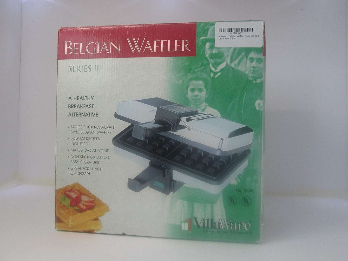 VillaWare Belgian Waffler 3300 Series II