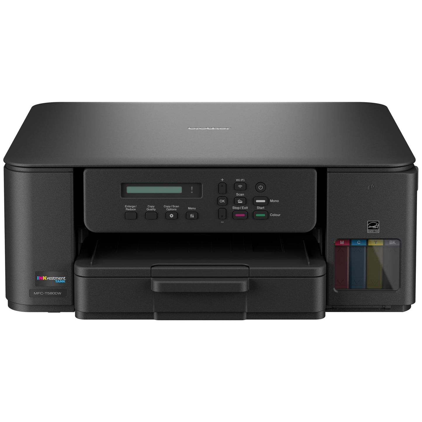 Brother INKvestment Tank 580 MFC-T580DW Wireless Color Inkjet All-in-One Printer with up to 3 Years of Ink In-Box and 3-Year Limited Warranty
