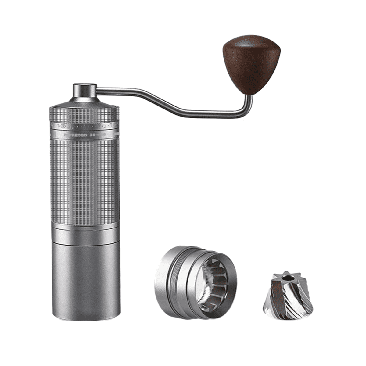 Coffee Grinder 7 Core Bean Espresso Portable External Adjustable Household Turkish Grinder,B