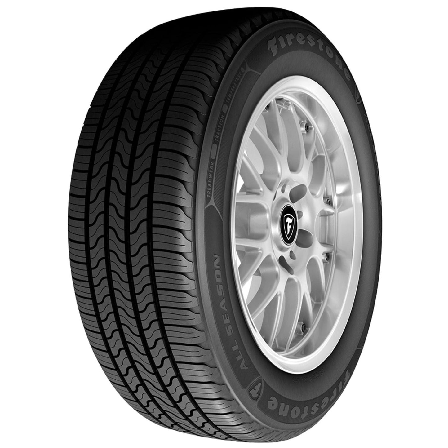 Firestone All Season 205/50R16 87 H Tire Fits: 2010-11 Ford Focus SEL, 2005-06 Ford Focus ZX4 ST
