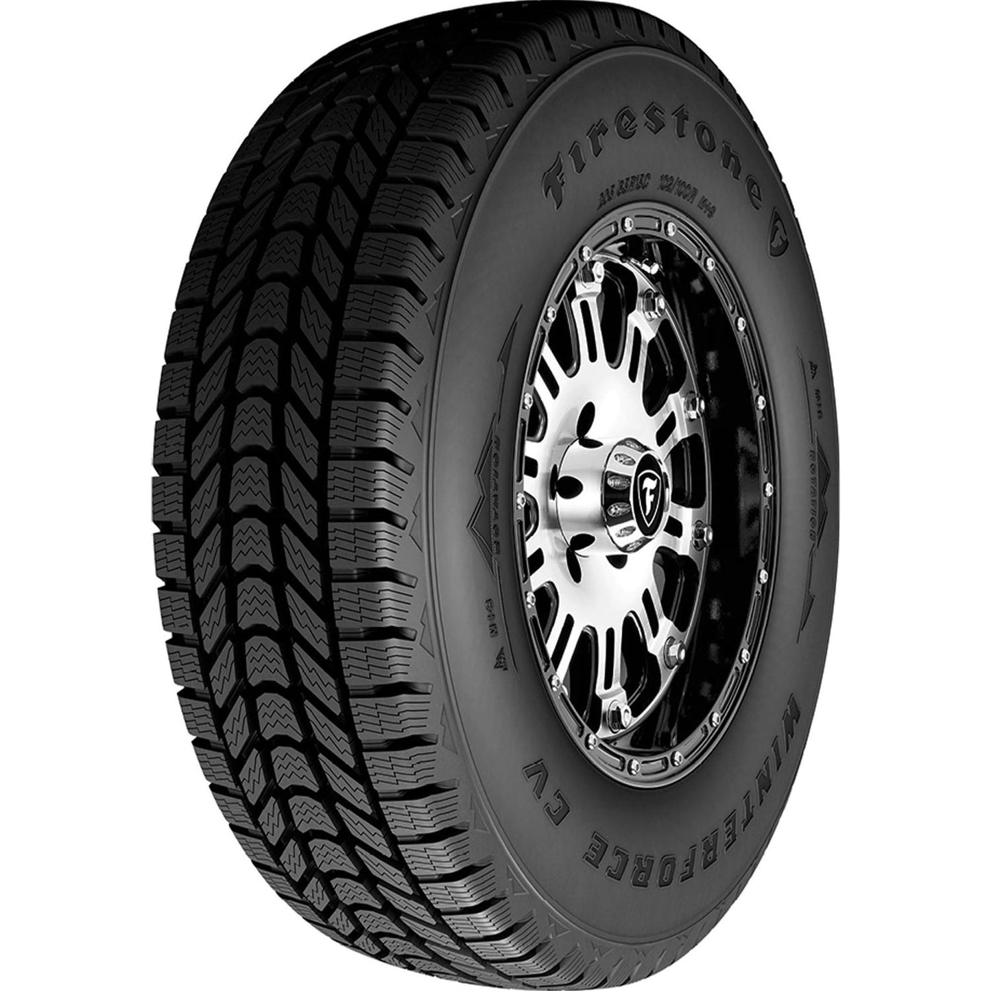 Firestone Winterforce CV Winter 195/75R16C 107/105R D Light Truck Tire