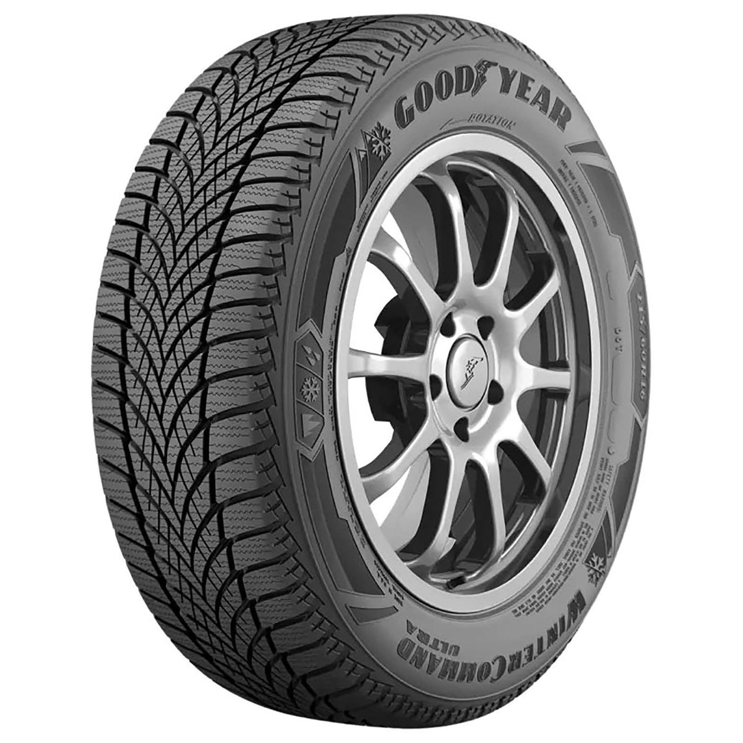Goodyear Winter Command Ultra Winter 185/55R16 83T Passenger Tire Fits: 2009-14 Honda Fit Sport, 2015-20 Honda Fit EX-L