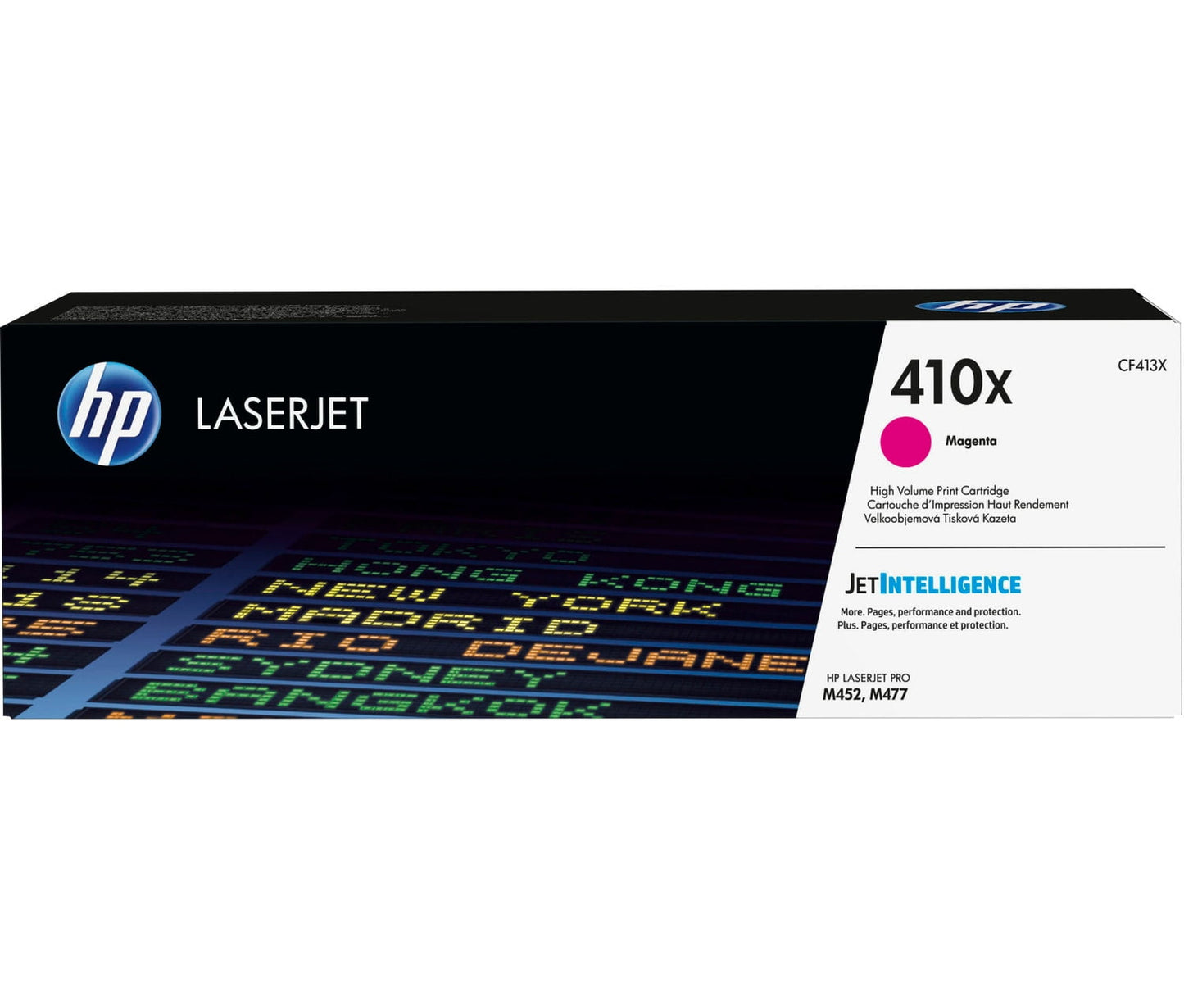 HP 410X High Yield Magenta Original LaserJet Toner Cartridge, ~5,000 pages,