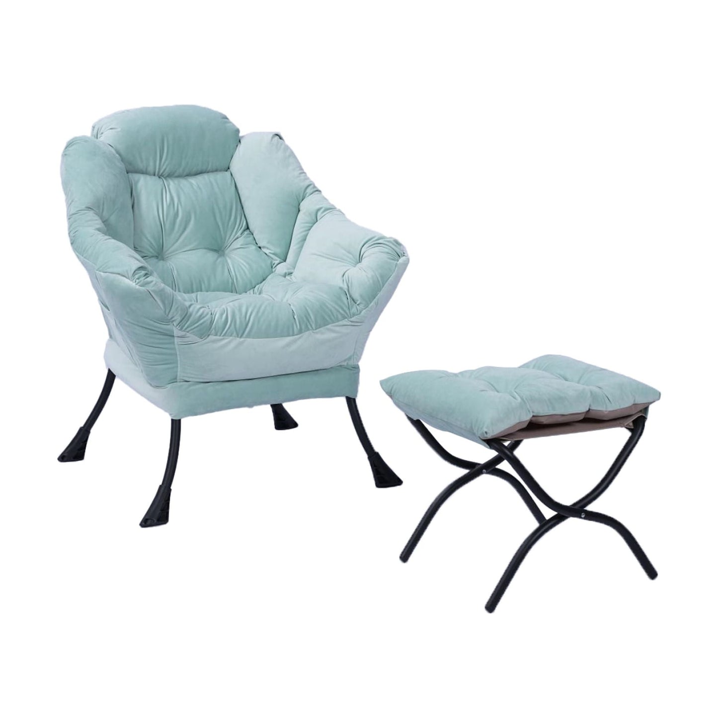 Living Room Chairs Modern Cotton Fabric Lazy Chair