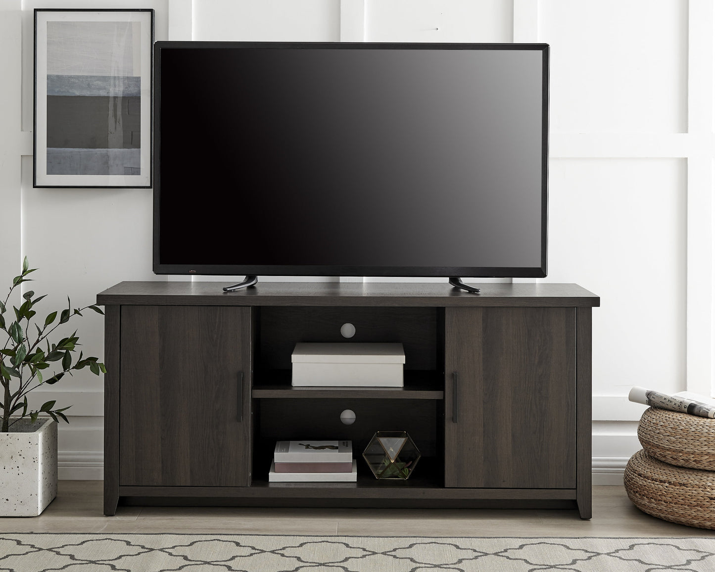 Mainstays TV Stand for TVs up to 65", Espresso