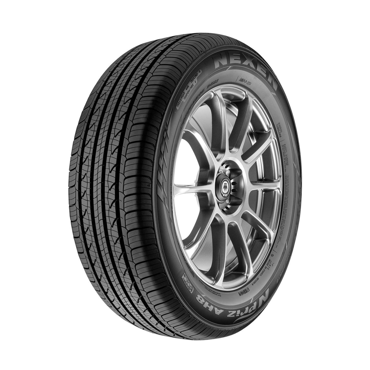 Nexen N'Priz AH8 215/55R17 94V Premium All Season Tires w/70000 Mile Warranty 15606NXK / 215/55/17 / 2155517 Fits: 2011-15 Chevrolet Cruze Eco, 2012-14 Toyota Camry Hybrid XLE