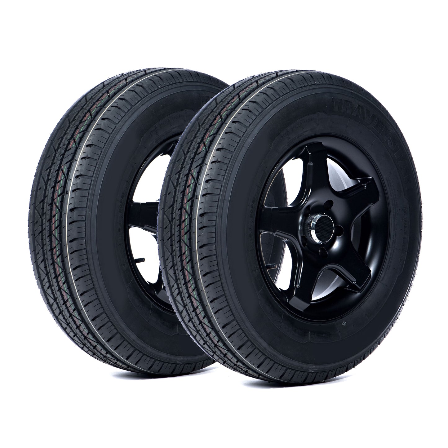 Travelstar HF288 ST215/75R14 6Ply 102N Load Range C Trailer Tire ST215/75/14,Set of 2(Tire Only)