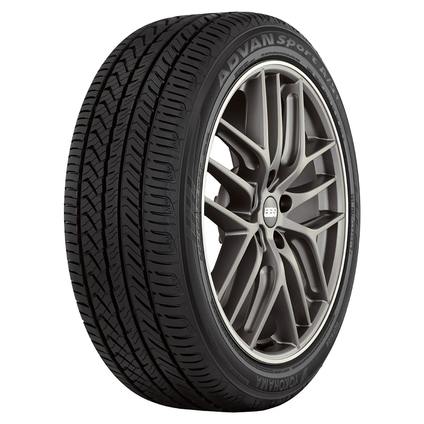 Yokohama Advan Sport A/S Plus 235/55R17 109T Passenger Tire Fits: 2014-17 Ford Escape SE, 2018-19 Ford Escape SEL